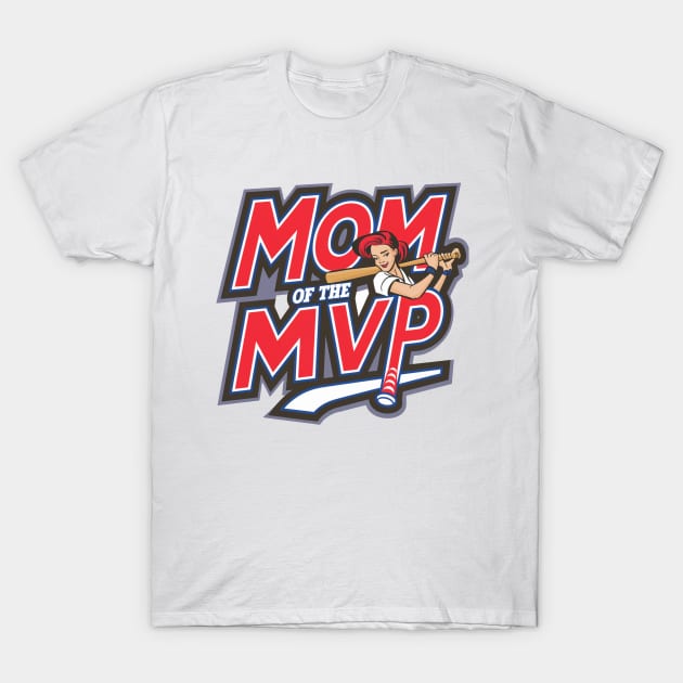 Baseball Mom of the MVP T-Shirt by CozyNest